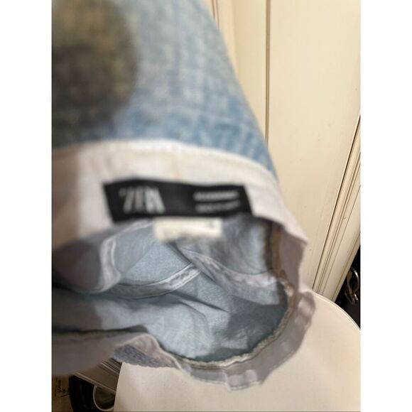 Zara Women's Stay Great Denim Bucket Hat Light Washed Blue OS - Picture 6 of 9